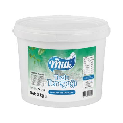 5 Kg Tuzlu Kova Tereyağı